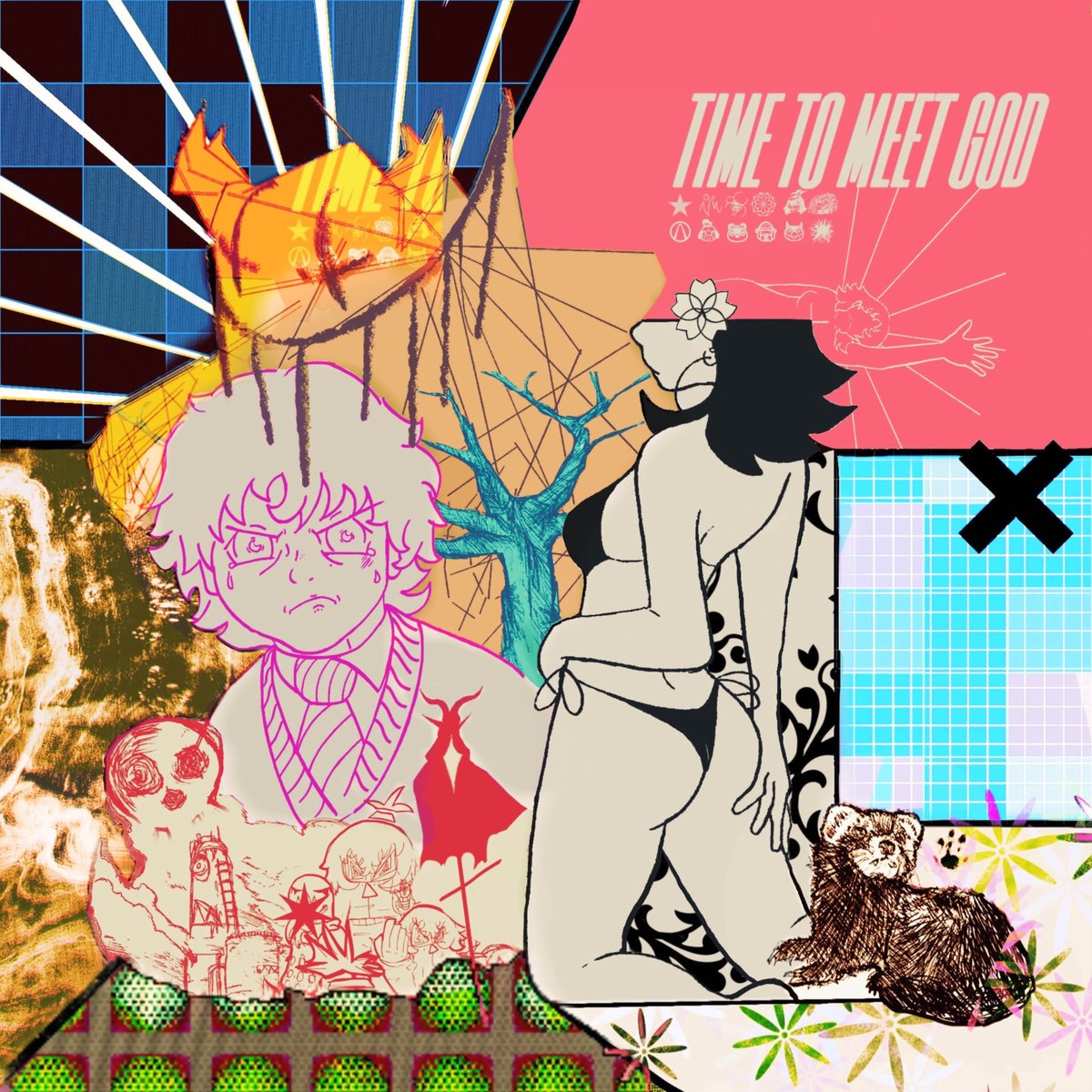 planetcollision's tweet photo. my new album "Time To Meet God" is out now!

special thanks to my label, @brakence, and my fiance for not only helping me finish the album but also for supporting me thru the darkest years of my life

thank YOU for all the support! I'm lucky to be able to create art. more soon... https://t.co/eXdjmORHB8