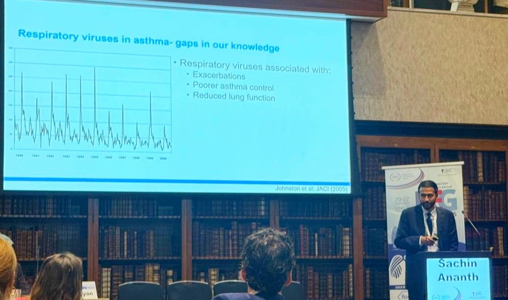 Sachin Ananth (@drsachinananth) on Twitter photo Pleasure to speak at the <a href="/RespirEffect/">RespirEffect (REG)</a> Summit today about our work on viruses in asthma
Thank you to the organisers for the conference award Pleasure to speak at the <a href="/RespirEffect/">RespirEffect (REG)</a> Summit today about our work on viruses in asthma
Thank you to the organisers for the conference award