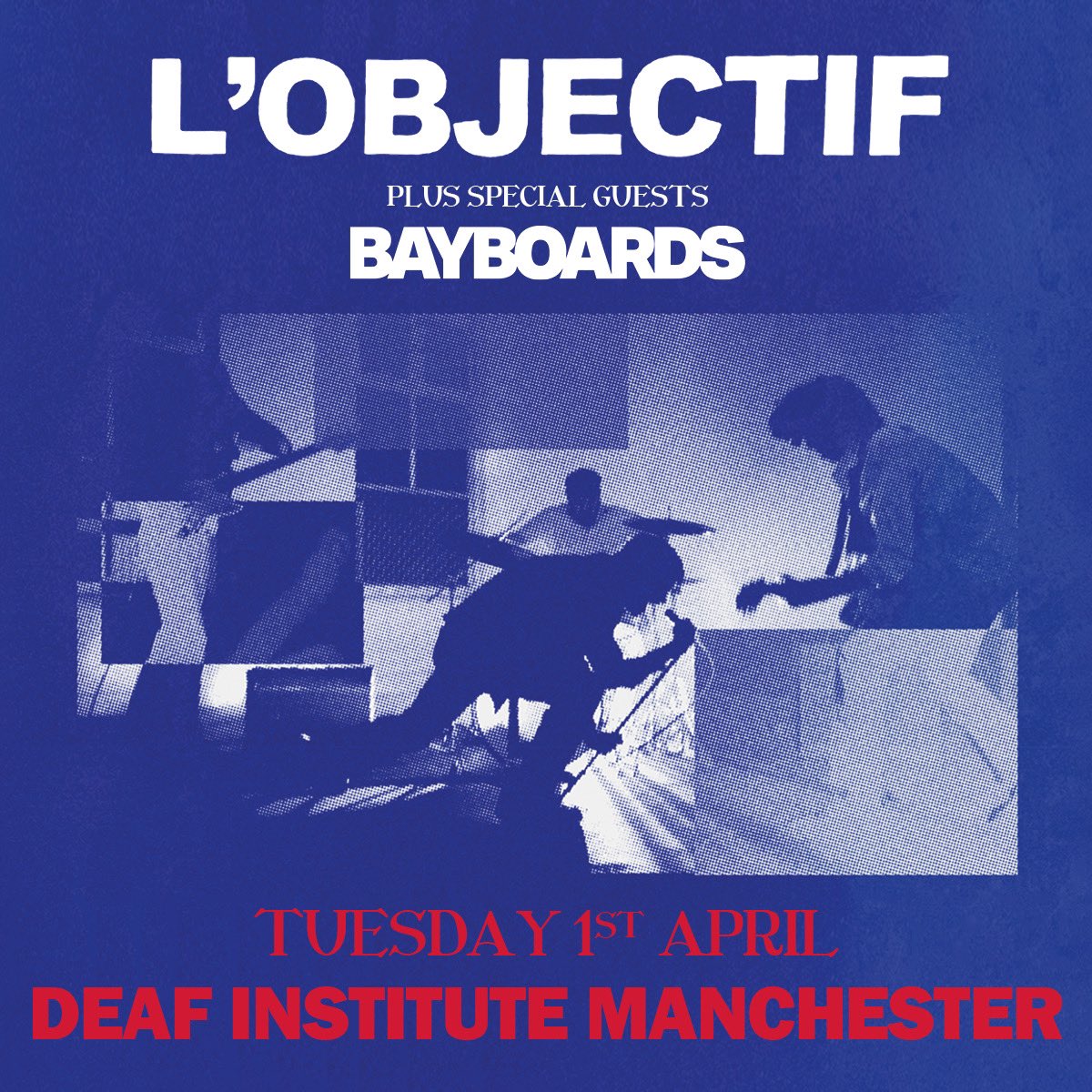 Bayboards (@bayboardsuk) on Twitter photo MANCHESTER WE’RE BACK! Joining the legends <a href="/lobjectifband/">L’objectif</a> in Manchester 1st April!
Tickets: tix.to/lobjectifmcr MANCHESTER WE’RE BACK! Joining the legends <a href="/lobjectifband/">L’objectif</a> in Manchester 1st April!
Tickets: tix.to/lobjectifmcr