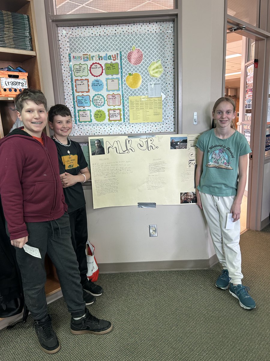 PortalElem's tweet photo. Over the last couple of months, the 6th grade students have learned about the Montgomery Bus Boycott and the prominent people who fought so hard for equal rights for everyone! We hope you enjoy students’ presentation of everything they’ve learned! https://t.co/oWm2L2Ro9j