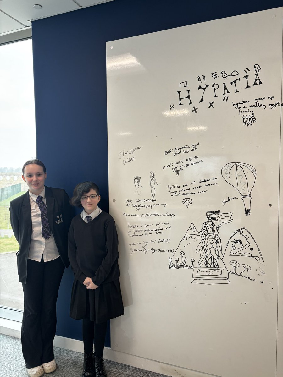 SinclairMaths's tweet photo. Shoutout to 1E for their incredible presentations on famous mathematicians! 🌟 The creativity and insight were next level. Well done! https://t.co/lK5feExH1O