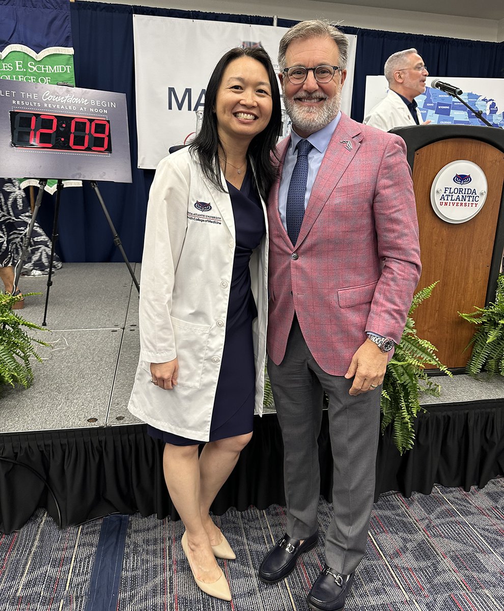 FAU President Adam Hasner (@faupresident) on Twitter photo Today we celebrated #MatchDay with our future physicians. I'm so proud to have led the founding of <a href="/faucollegeofmed/">Schmidt College of Medicine at Florida Atlantic</a> and happy to see our students continue to succeed. Congratulations, MedOwls!🩺🎉➡️ bit.ly/4bQrQbJ Today we celebrated #MatchDay with our future physicians. I'm so proud to have led the founding of <a href="/faucollegeofmed/">Schmidt College of Medicine at Florida Atlantic</a> and happy to see our students continue to succeed. Congratulations, MedOwls!🩺🎉➡️ bit.ly/4bQrQbJ
