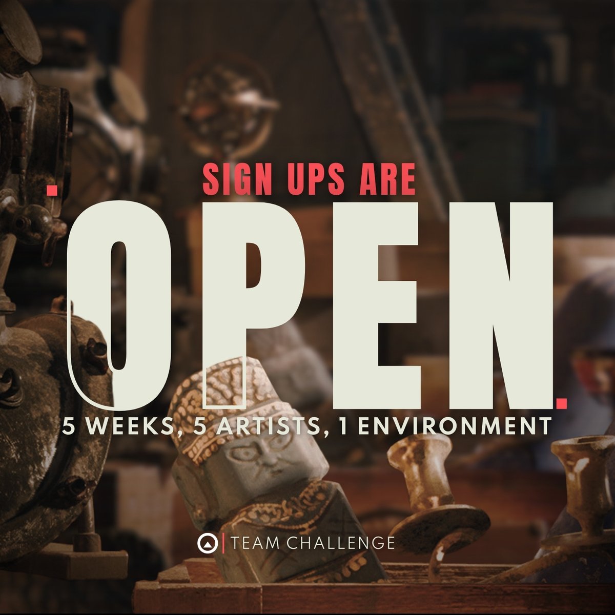 BeyondExtent's tweet photo. 📣 📣 Attention all Environment Artists! 📣 📣 

Sign up’s for our next team challenge are now open!
Head on over to https://t.co/WjAXFFyvBB to take part in an epic journey to create one environment together!

#TeamChallenge #BeyondExtent #EnvironmentArt https://t.co/UucKtgqNNM