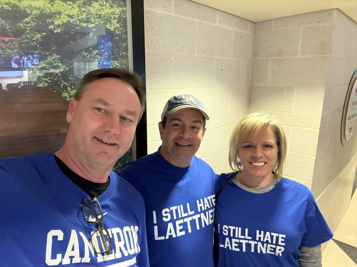 Best t-shirts at the tournament and they really do still hate Laettner!  Nice people though!