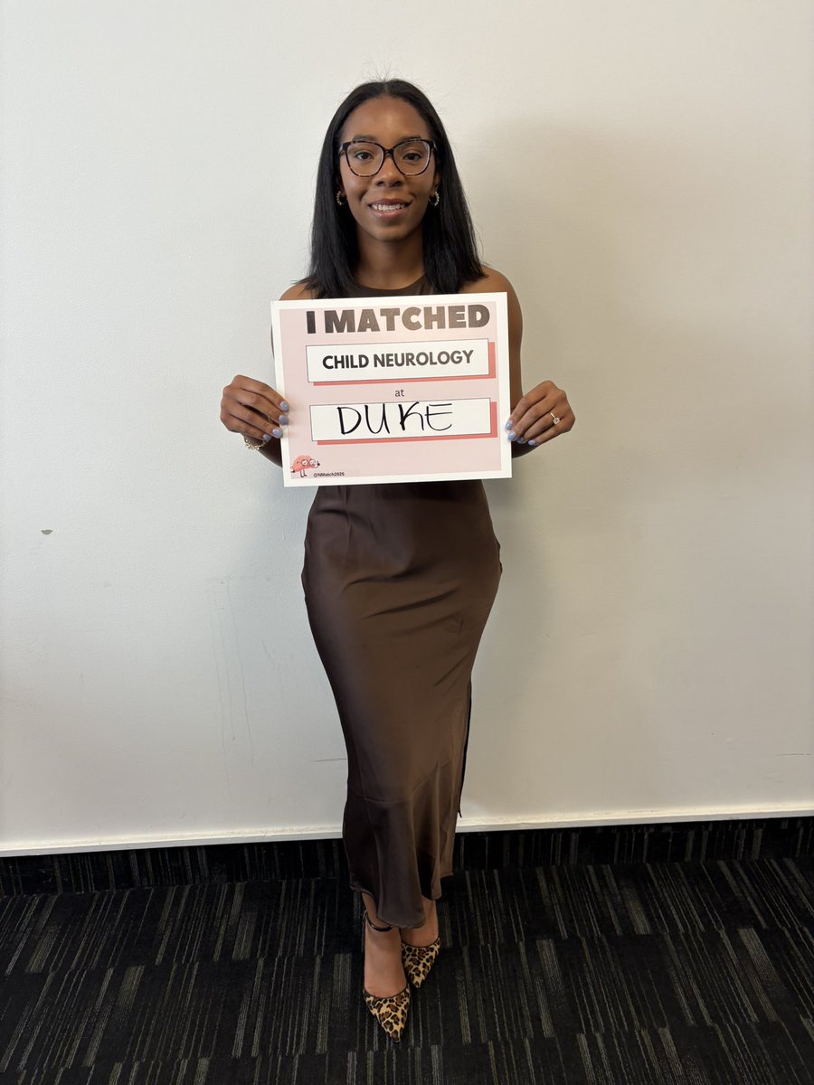 I matched Child Neurology at Duke!! I couldn’t be more excited!! 🎉 #NMatch2025 #MatchDay2025 #Match2025 #childneurology