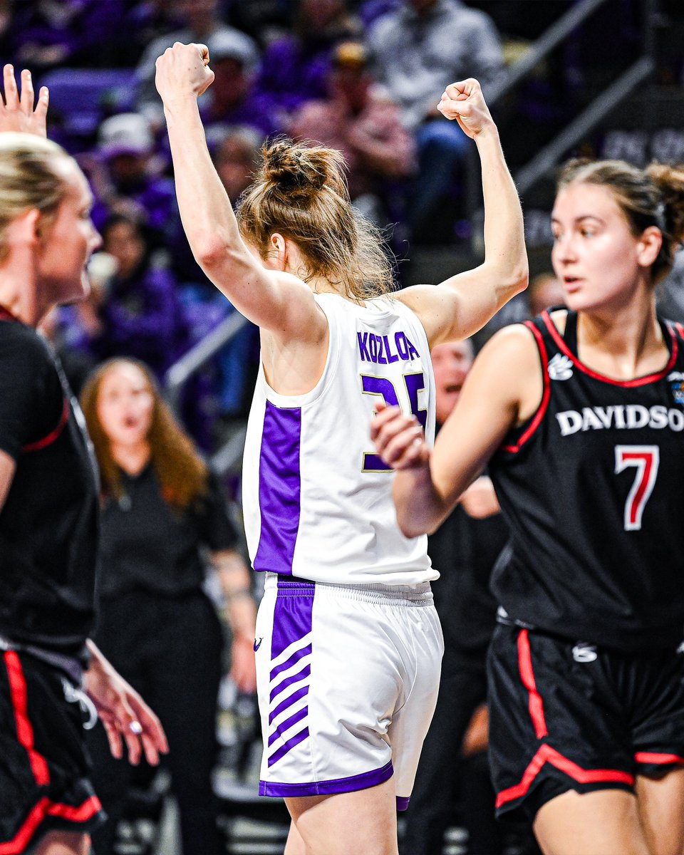 JMUWBasketball's tweet photo. Kozlova came to play 💪

✅ 19 Points
🙌 10 Rebounds

#GoDukes | @Ksyusha_32 https://t.co/SXekOZulbS