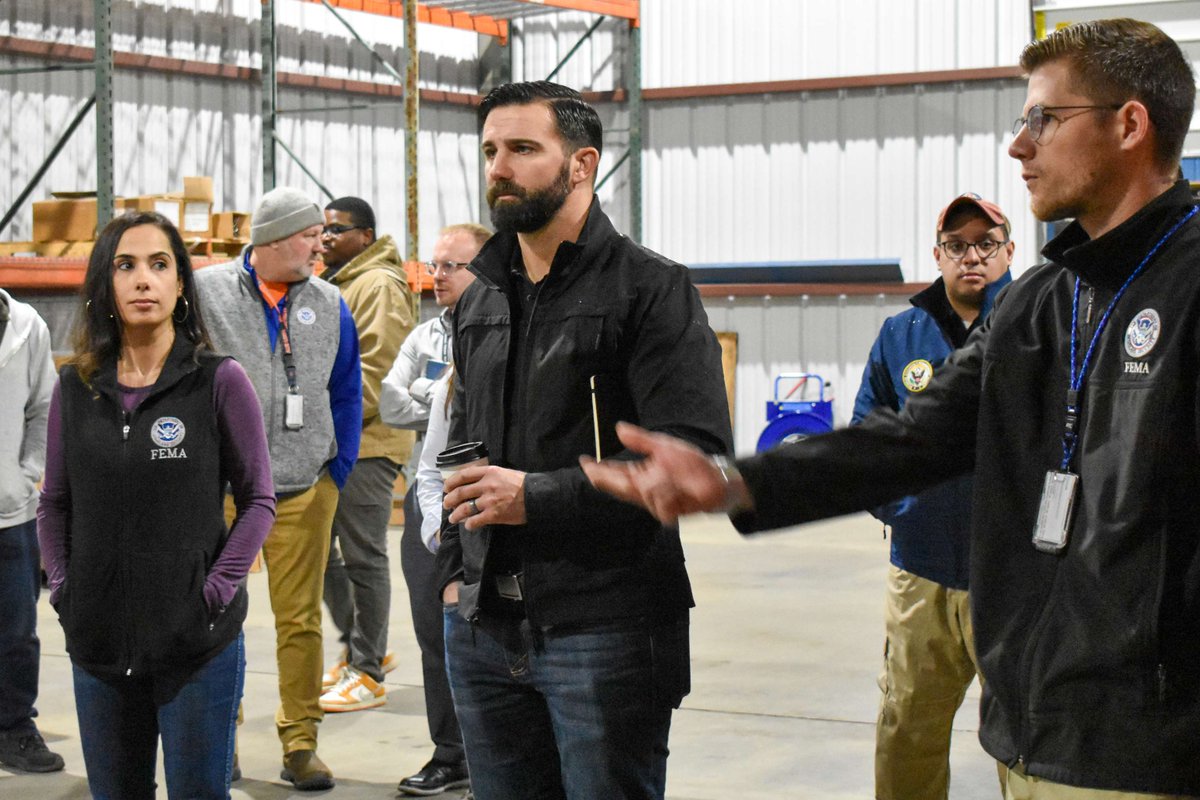 FEMA_Cam's tweet photo. I'm in West Virginia this week to check on response efforts following the recent flooding. I met with our logistics team who are assuring we have what we need, when we need it to support communities' recovery. https://t.co/JpXs21eoxS