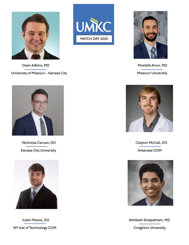 UMKCRads's tweet image. Welcome to our newly matched #radres class of 2030. We are so excited to have you!
