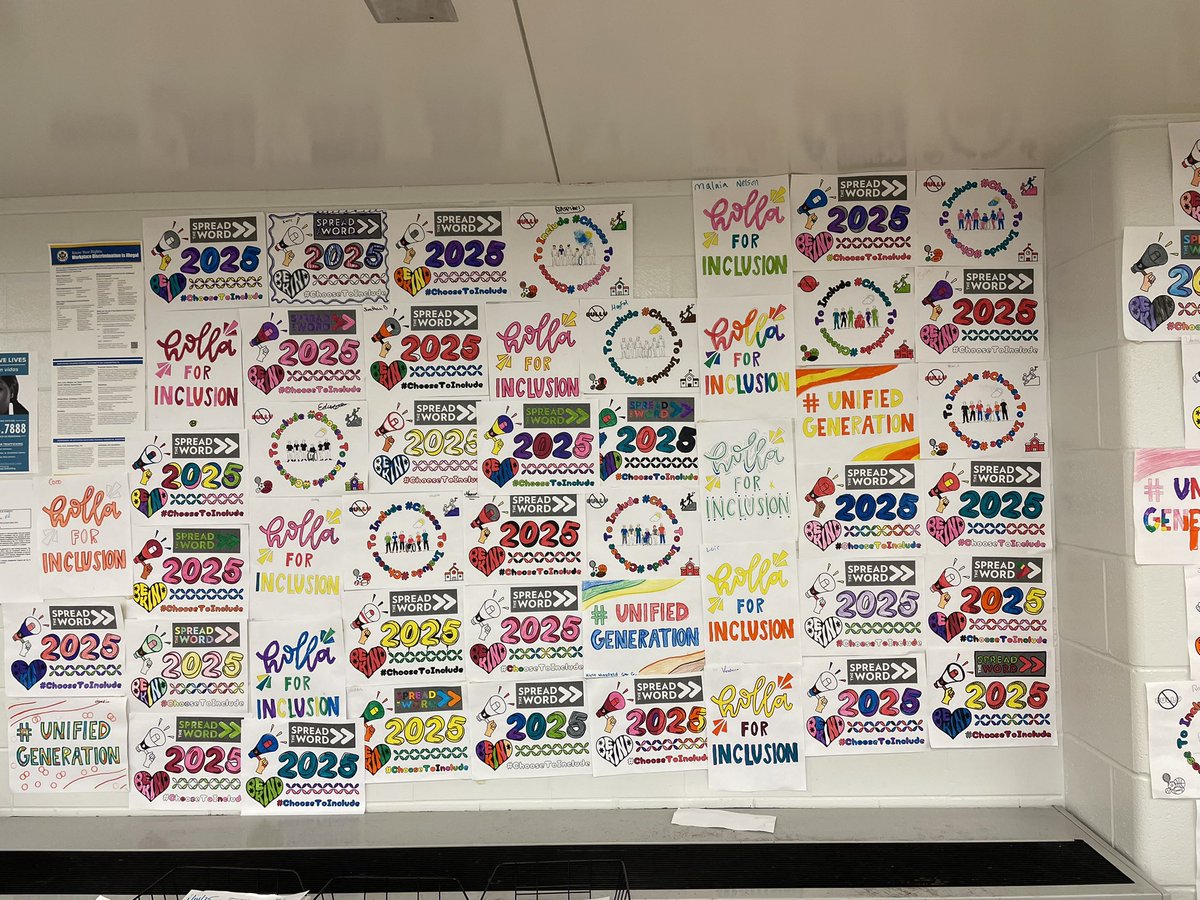 ExploreTJMS's tweet image. TJ students pledged to Spread the Word after learning about Inclusion in their Explore classes. Ambassadors lead the way supporting the banner signing events. @TJPatriots @ExploreJCPS @JCPSExploreEA