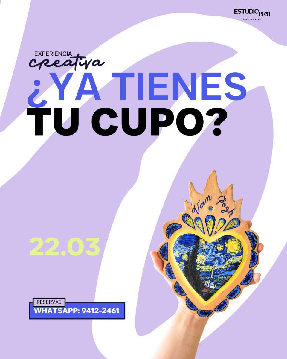 Estudio1331's tweet photo. ¿YA TIENES TU CUPO? 
La experiencia creativa de ESTUDIO 1331 
Reserva WSP 9412-2461 
Email estudio1331@gmail.com 

Visita nuestra tienda online https://t.co/I6UQDGgnmq https://t.co/Sy2IEgQkR0