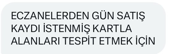 ECZANEDEN BİR ŞEY ALACAKSANIZ NAKİT ALIN! DİKKAT EDİN, GÜVENDE KALIN.