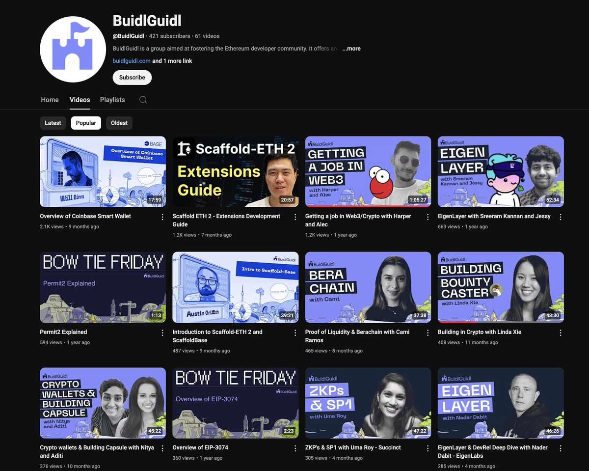 Throwback to when <a href="/austingriffith/">Austin Griffith</a> of <a href="/buidlguidl/">BuidlGuidl.eth</a> and <a href="/edatweets_/">Eda</a> invited <a href="/harpethr/">Harper</a> and me to share tips on landing a crypto job.

Still one of our most popular episodes. Highly recommend giving it a view if you're looking for a new gig.