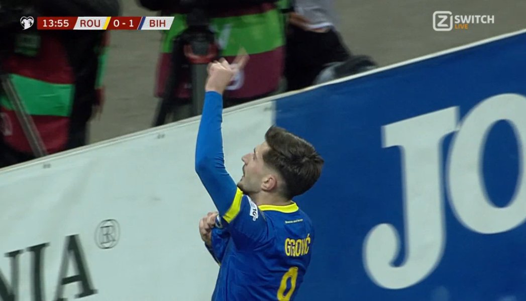 Romania 0 Bosnia-Herzegovina 1. Gigović #ROUBIH