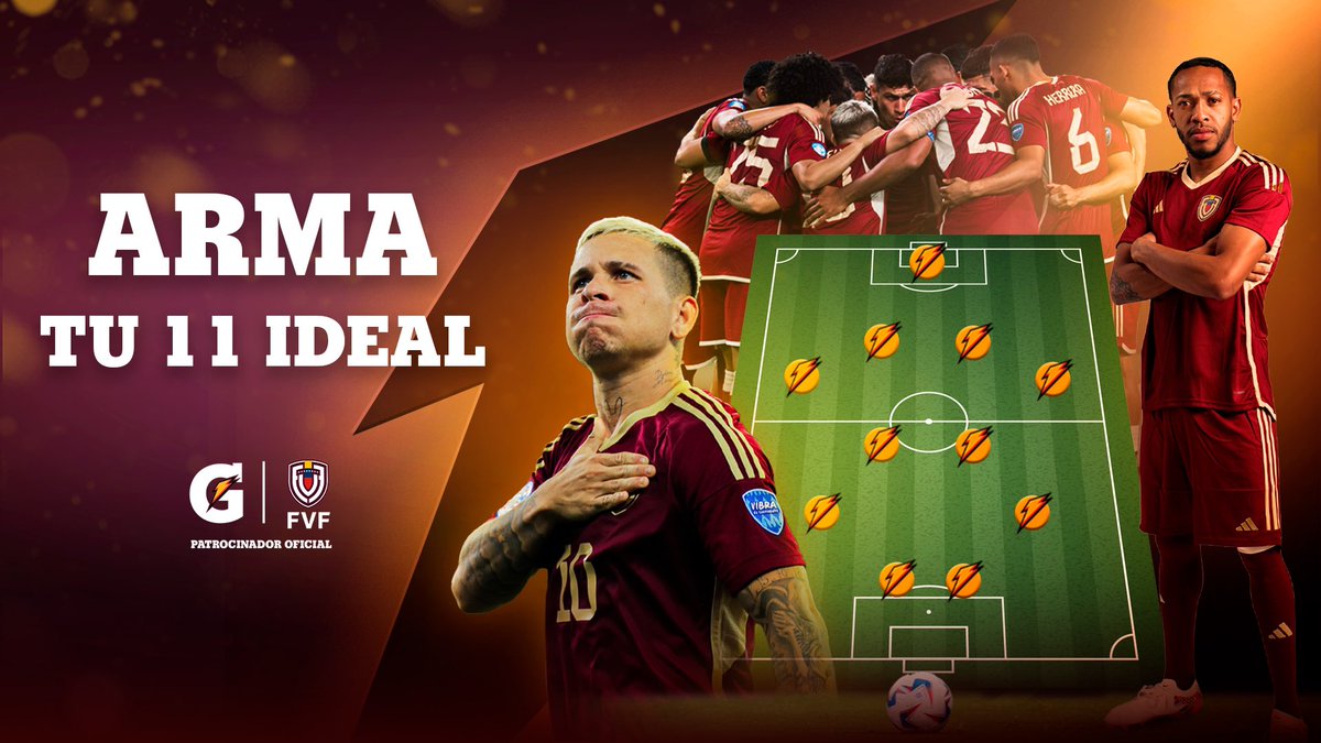 Comenta tu 11 ideal que sudará en Quito hasta el final⚡️🇻🇪