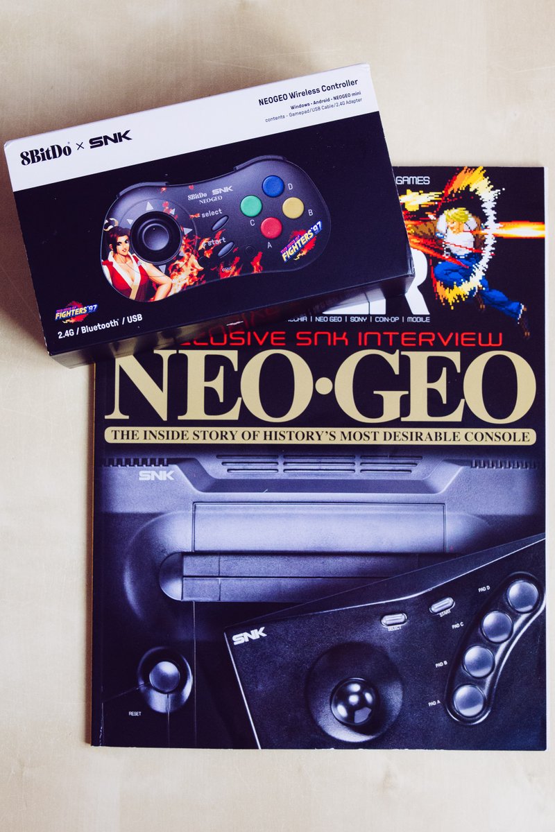 EightiesJapan's tweet image. 'For relaxing times make it @8BitDo time' #snk #neogeo #retrogames