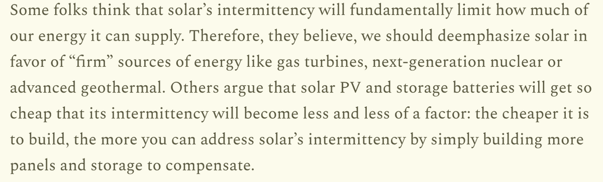 I fall in a third camp. Solar adoption will continue to rise, while many of our future demand behaviours may shift to match its output shape.