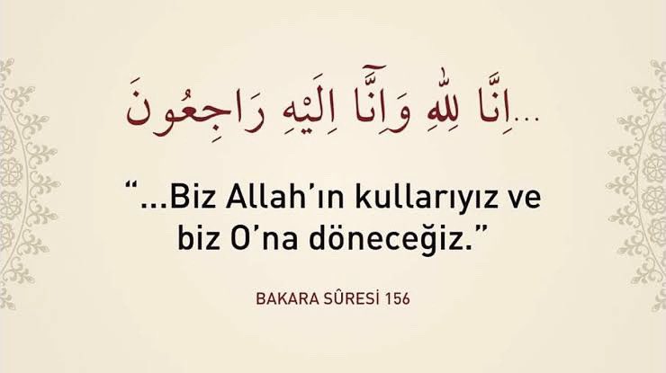 Cemaatimizden Merhum Salih Palamut abimizin muhterem zevcesi Nuran Palamut Annemiz vefat etmiştir. 
Cenab’ı hak Rahmet eylesin mekanı cennet olsun. 
Sizlerden ricamız Merhumenin Ruhu için 3 İhlası şerif 1 Fatiha şerif okumanız.
