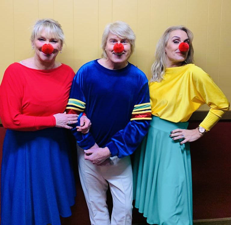 TheFizzCMJ's tweet image. In honour of comic relief tonight, little throwback pic of 'The Fizz'!  #rednoseday #comicrelief #BBC1 #Eurovision #80s #BucksFizz #TheFizz