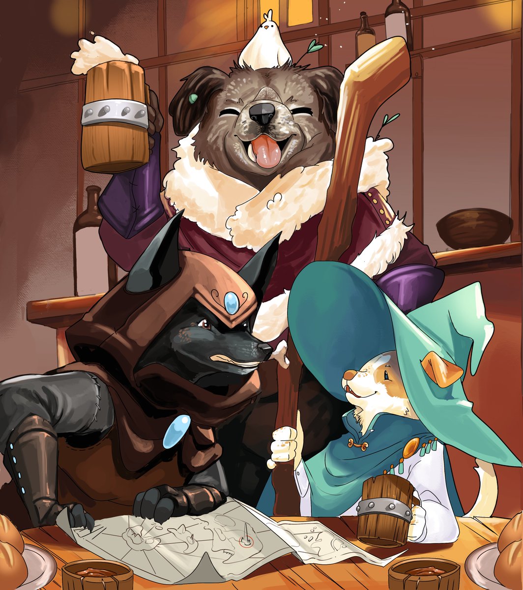 Full illustration comms are open for April!