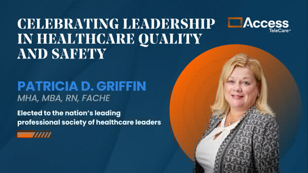 📢 Leadership Spotlight: Patricia Griffin, FACHE

Access TeleCare's Patricia Griffin, MHA, MBA, RN, FACHE has been elected to the Council of Regents for the American College of Healthcare Executives!

As a national healthcare leader, Griffin will he... accesstelecare.com/blog/press-rel…