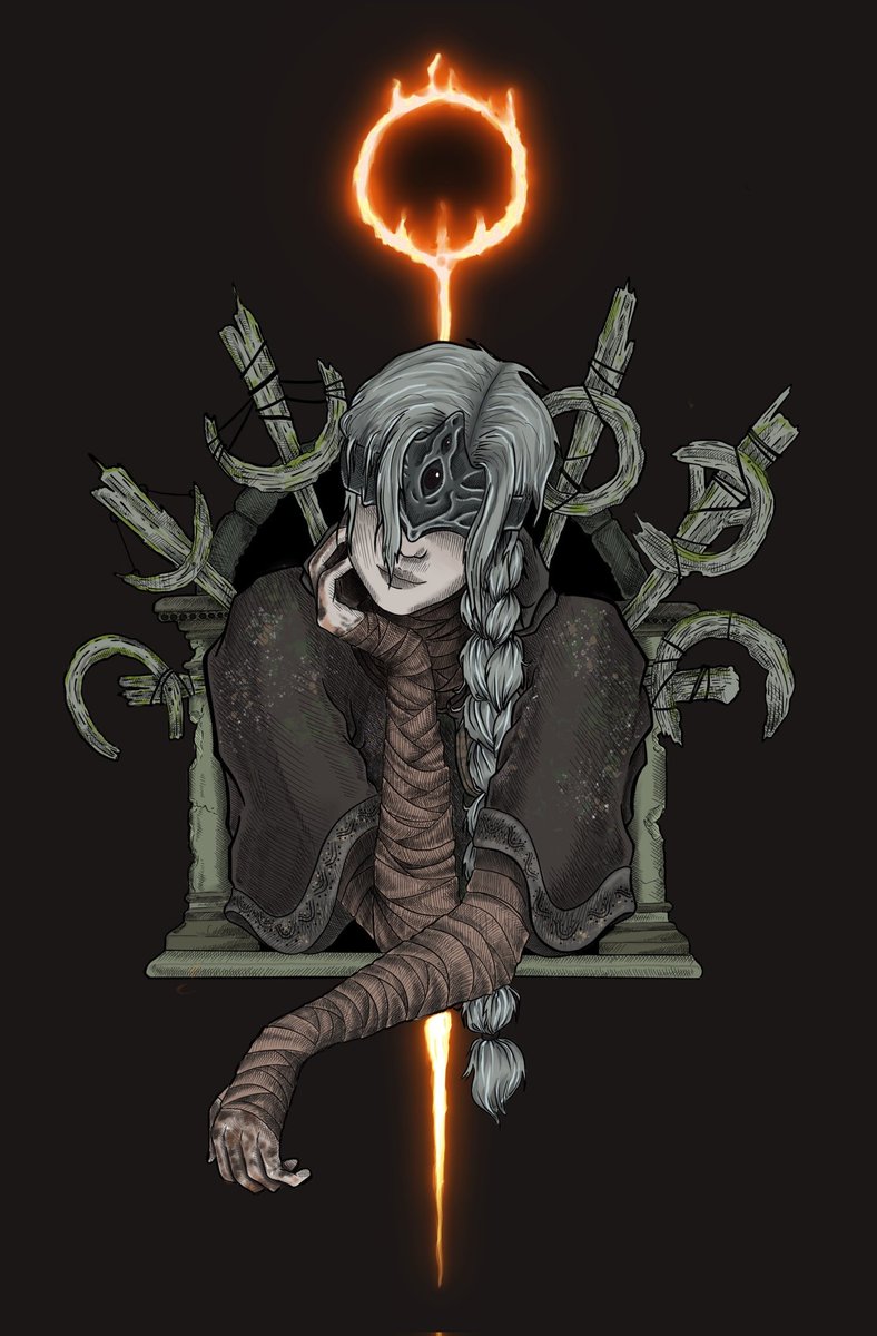 MadeNick's tweet image. Hace tiempo que no subo por aquí pero he hecho esta Fire Keeper y me gusta mucho como ha quedado 👀🤎 cuál de las dos os gusta más?
#DarkSouls #darksouls3 #videogame #FromSoftware #illustration #fanart