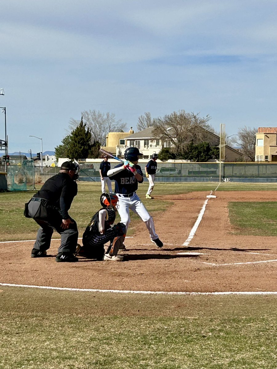 That’s my boy! Congrats to our La Cueva C-Team for winning 12-0 today. I’m a proud mama bear!