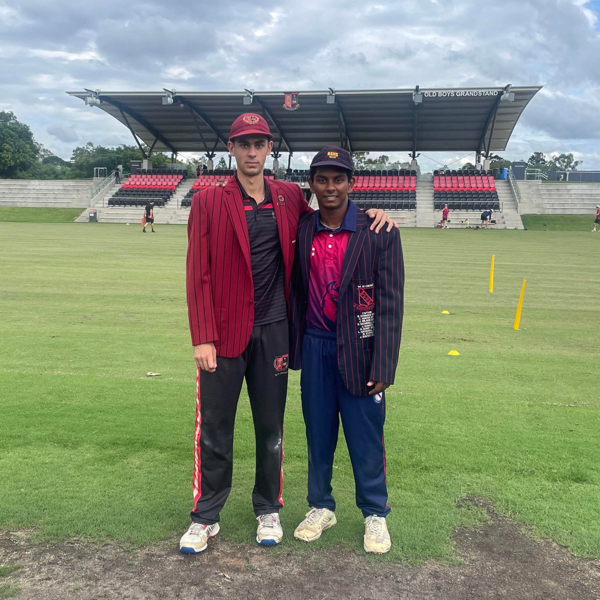 Games underway in round 8 against BSHS as well as BGS, NC, TSS and ACGS in the supplementary draw! 🔴⚫️🏏