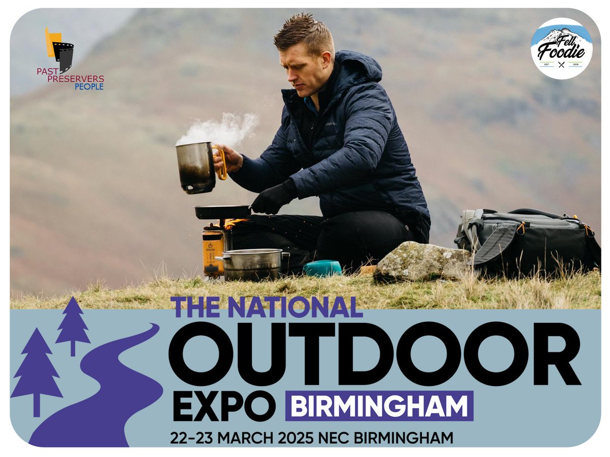 Wonderful weekend ahead with <a href="/FellFoodie/">Harrison Ward | Fell Foodie</a> at The National Outdoor Expo in Birmingham!
Harrison will be joined by Gemma Hill-Davis from <a href="/camp_curiosity/">Camp Curiosity</a> on the Outdoor Kitchen Stage!
Enjoy!