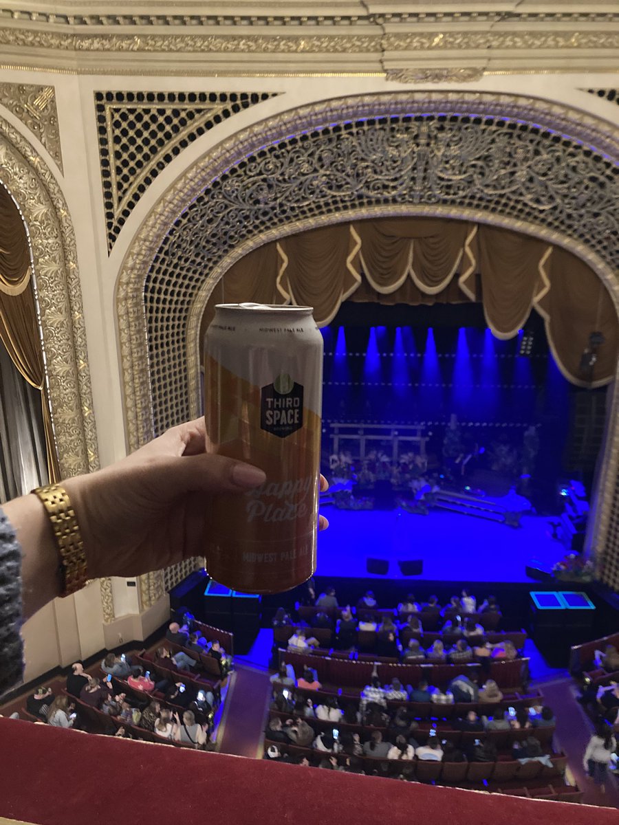 In my Happy Place at stunning Pabst Theater <a href="/PabstTheaterGRP/">Pabst Theater Group</a> stoked to see <a href="/carlypearce/">Carly Pearce</a> 🔥🎶💯