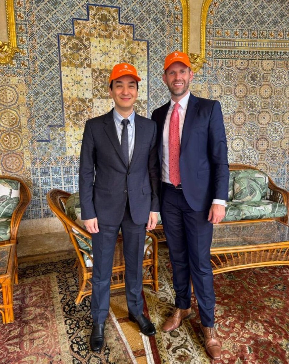 Eric Trump es el nuevo consejero de Metaplanet, la Strategy japonesa.