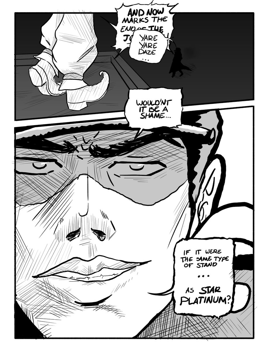 DocNotDoctorArt's tweet photo. Jojo comic #JJBA #JoJosBizarreAdventure #DIO https://t.co/Ong2wIn5b7