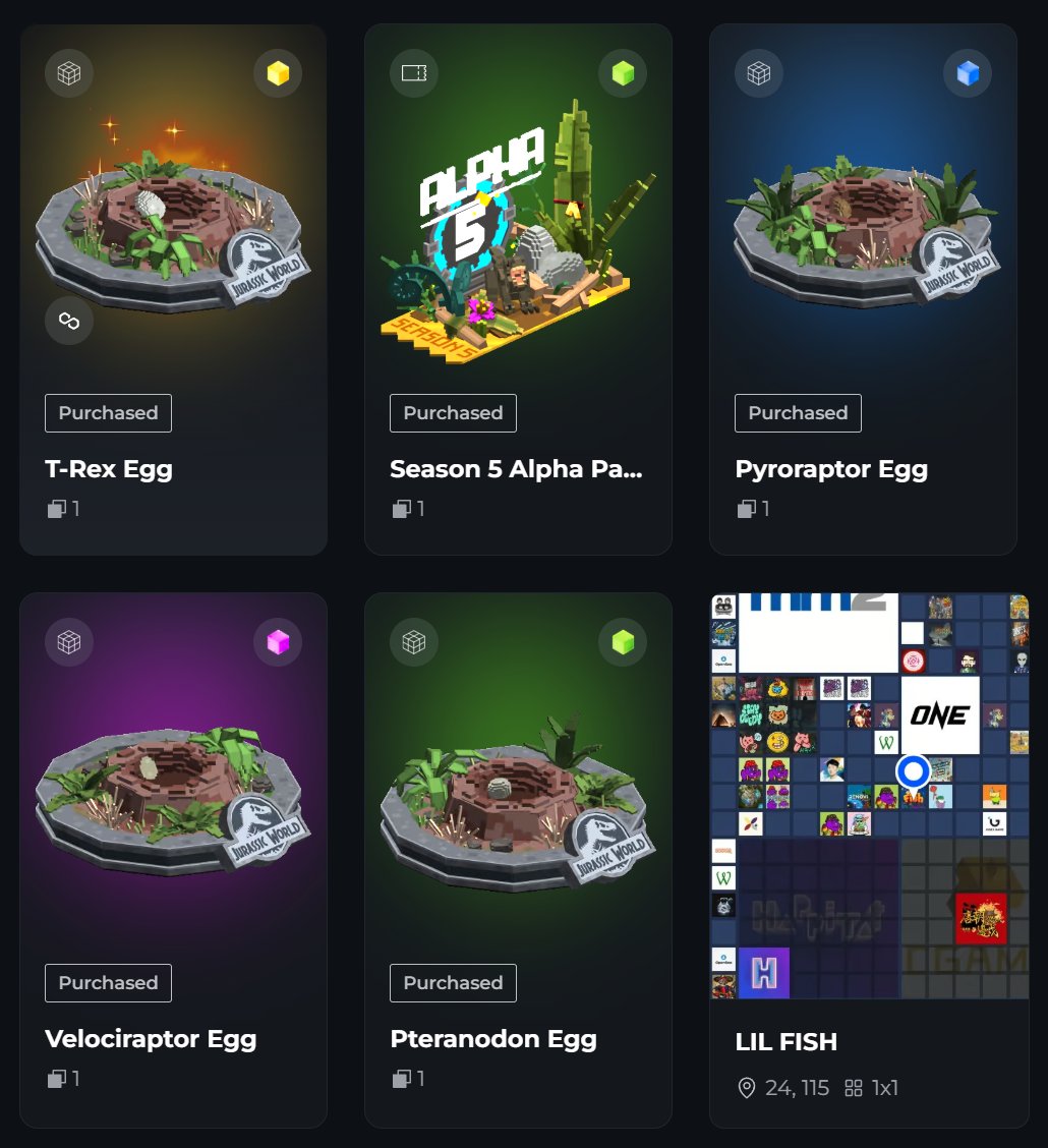 π£ππ‘πππ¬ (@pandaymeta) on Twitter photo Our studio collected all the eggs (excluding the free Dilophosaurus egg from the alpha pass) because <a href="/Entenium/">ENTENIUM</a> can't resist it!
<a href="/TSBCreators/">The Sandbox Creators</a> <a href="/TheSandboxGame/">The Sandbox</a> Our studio collected all the eggs (excluding the free Dilophosaurus egg from the alpha pass) because <a href="/Entenium/">ENTENIUM</a> can't resist it!
<a href="/TSBCreators/">The Sandbox Creators</a> <a href="/TheSandboxGame/">The Sandbox</a>