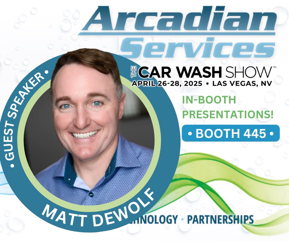 Join us at The Car Wash Show along with Matt DeWolf to learn about the latest technologies to help with your car wash operations and bottom line.