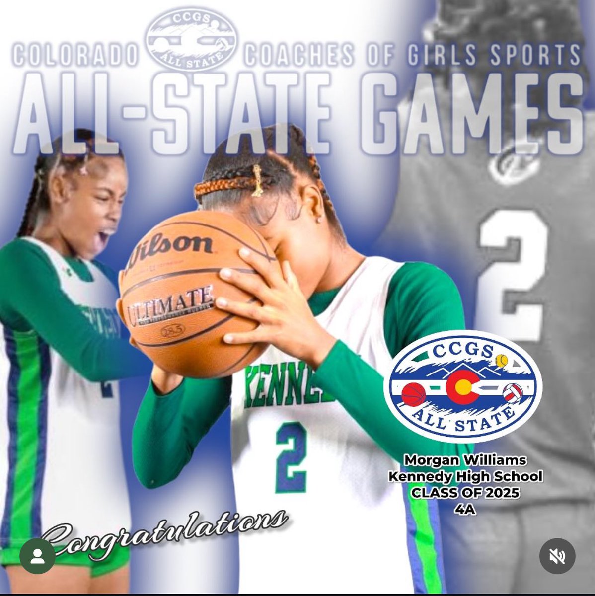 Huge congratulations to Morgan Williams on her outstanding achievement - being selected to play in the All-State March 23rd 2025 at Skyview HS!