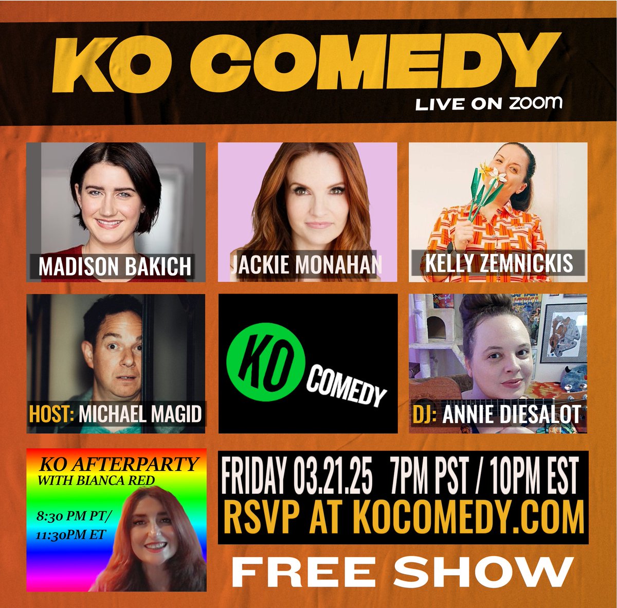 March Madness! Now that I have your attention. It's Friday! Let's do this interweb. ;)  <a href="/kocomedy/">KO Comedy</a> 

Link at kocomedy.com 7pm Pacific! 

<a href="/ComedyHubLive/">Youtube.com/ComedyHubLive</a>