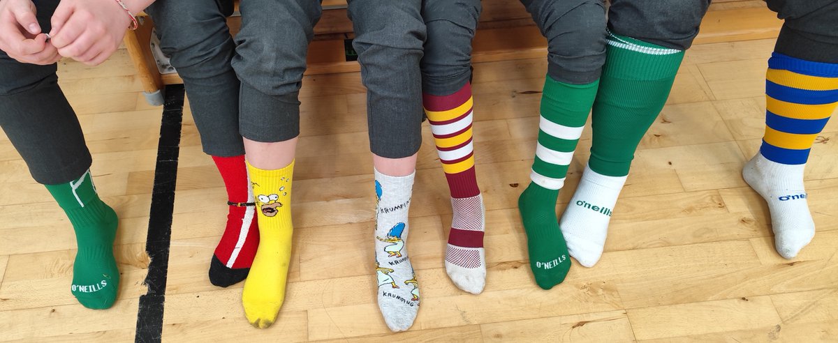 World Down Syndrome Day
A huge thank you to all the students &amp; staff who took part in World Down Syndrome Day today!  Your colourful odd socks and amazing support helped us raise over €400 and counting for Down Syndrome Ireland!
#WorldDownSyndromeDay
#LotsOfSocks