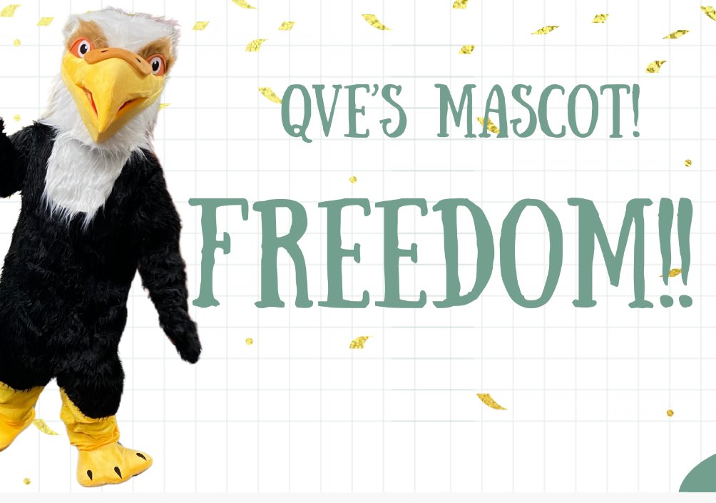 Meet the newest member to our QVE family- FREEDOM! 🦅