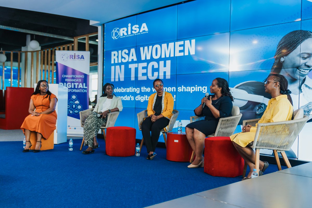 RISARwanda's tweet photo. Today, we celebrated RISA’s women in tech &amp; had the honor of hosting the Hon.  Minister @MusoniPaula!  Opportune moment for brilliant minds, real conversations &amp; a shared drive to shape the future of tech in #Rwanda. Here’s to women making moves &amp; breaking barriers! #WomenInTech https://t.co/8LJJcRmKc2