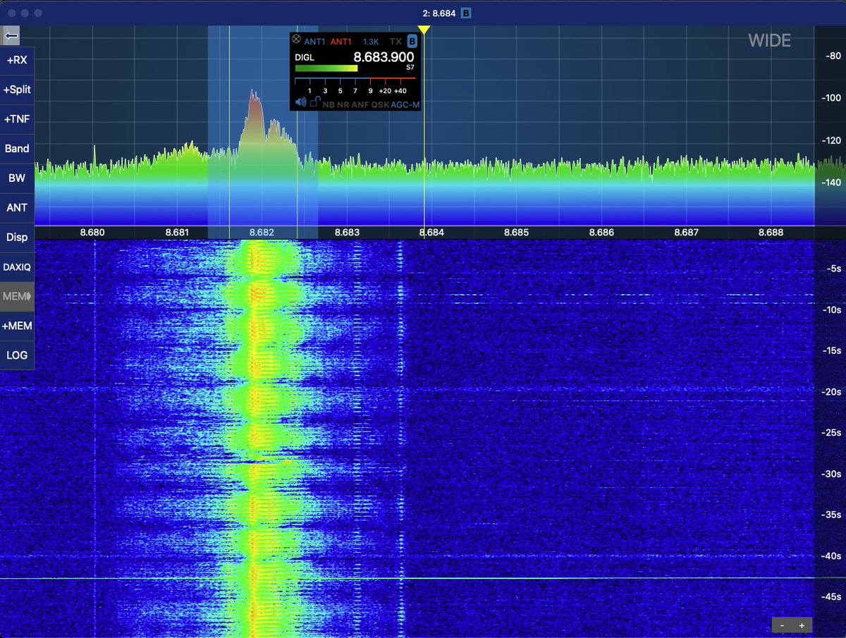 4KW HF fax signal booming in from Point Reyes (NMW). VOA might be gone, but HF Fax lives on, at least for while...