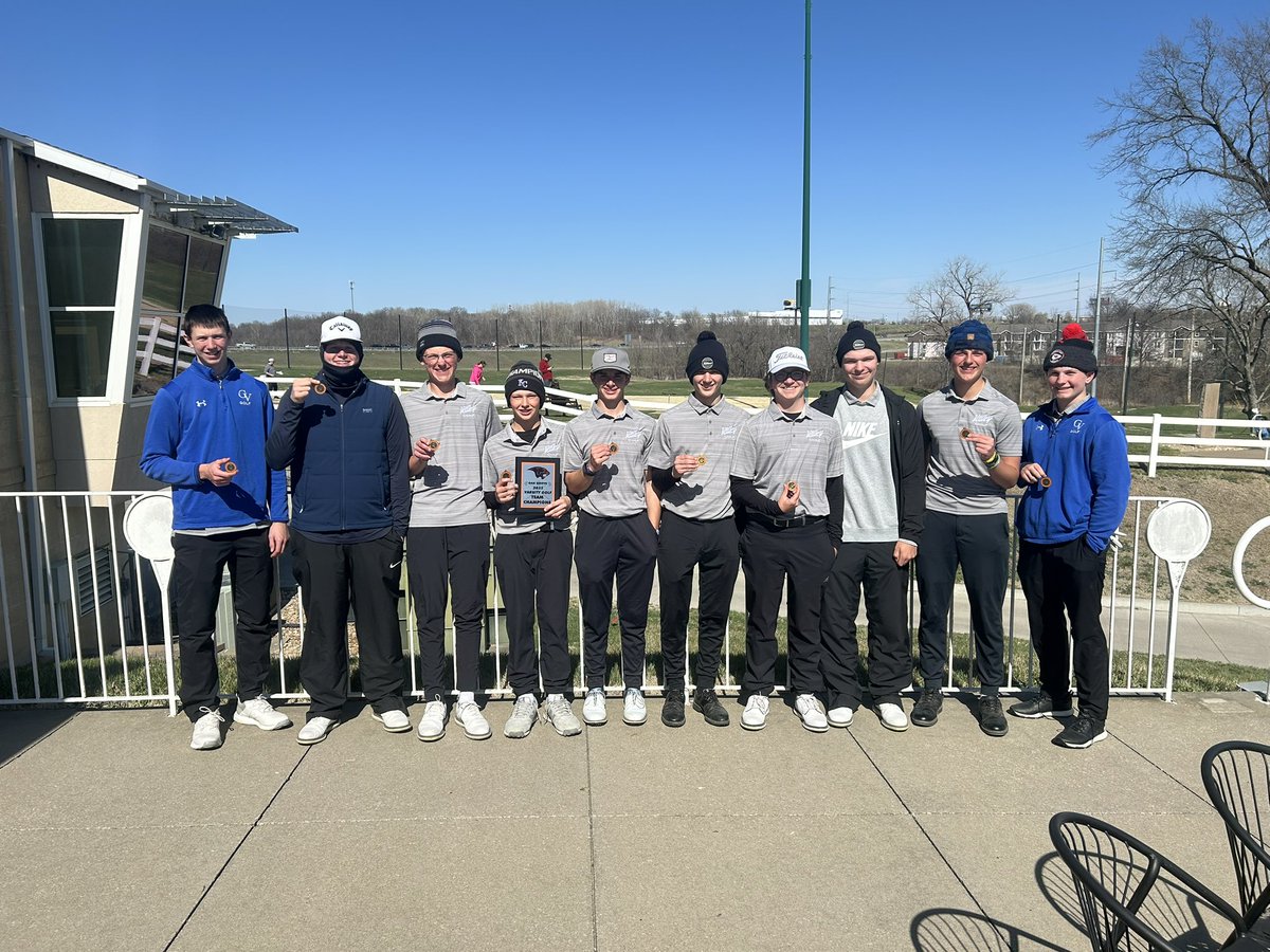 Congratulations to our Varsity and Junior Varsity for winning both divisions of the Oak Grove Invitational today.  All 10 players earned a top 10 medal including Jake Gorden (V) and Matthew Stoffregen (JV) as the individual champion in each division.
