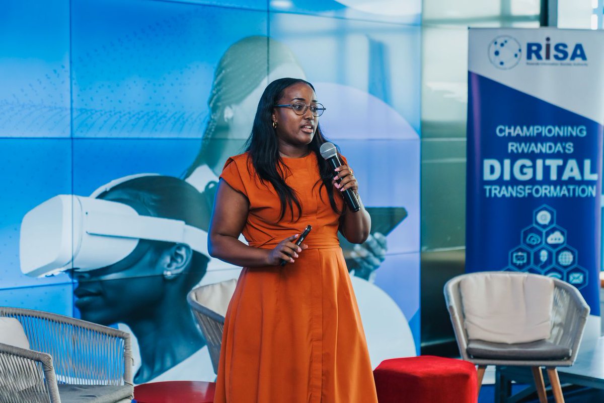 RISARwanda's tweet photo. Today, we celebrated RISA’s women in tech &amp; had the honor of hosting the Hon.  Minister @MusoniPaula!  Opportune moment for brilliant minds, real conversations &amp; a shared drive to shape the future of tech in #Rwanda. Here’s to women making moves &amp; breaking barriers! #WomenInTech https://t.co/8LJJcRmKc2