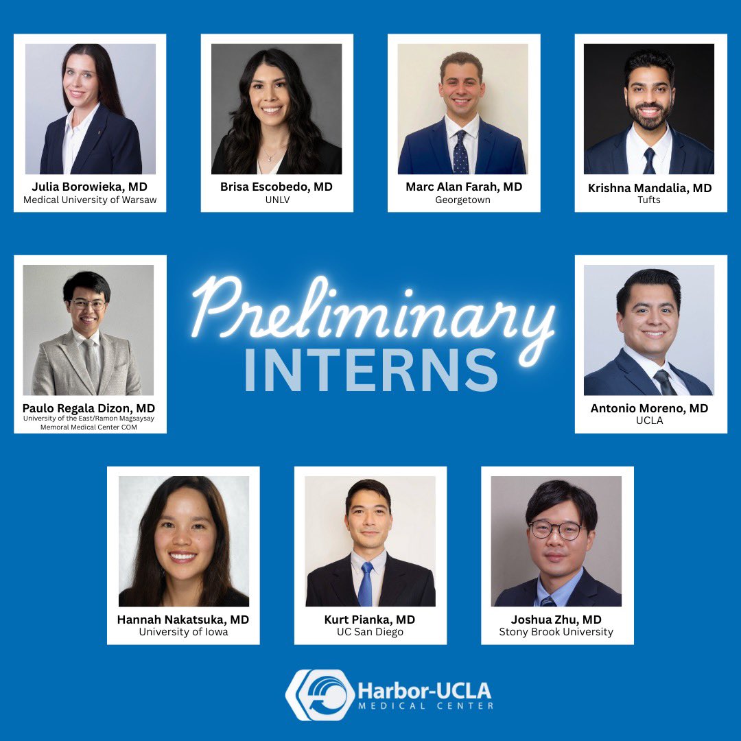 So stoked to welcome our newest interns into the <a href="/HarborUCLASurg/">Harbor-UCLA Surgery</a> family!!! <a href="/drdevirgilio/">Christian de Virgilio MD FACS</a>