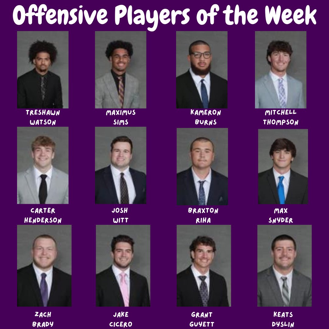 Week 1 after Spring Break. OFFENSE!!!!

These are the Student-Athletes that stood out in competition drills this past week. They showed excellent leadership and dominance in their group!

🤘😈#FEAT #MakeTheJourney