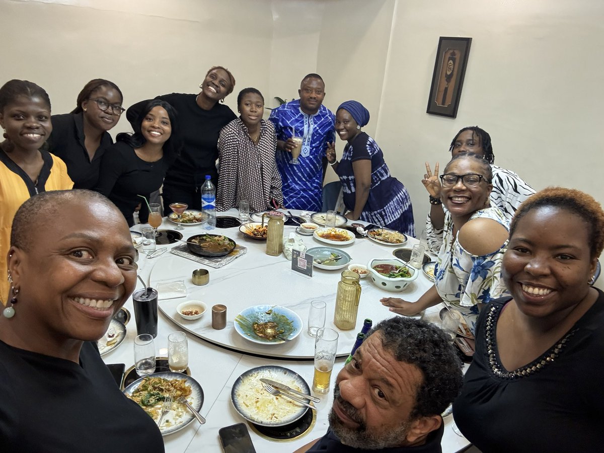 lolashoneyin's tweet photo. We had a send-off dinner for Toke who’s leaving us to pursue a career in filmmaking. Toke was the best of colleagues: thorough, diligent, dependable, great fun and always on her A game. I am going to miss you. Thank you for every moment you gave @Ouida_Lagos. #GoGetThem. 🥰 https://t.co/EpG8VFswM6