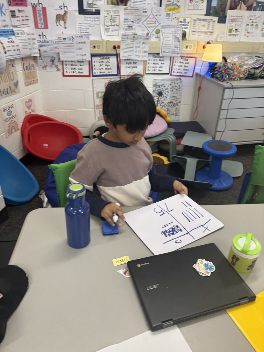 We rocked our crazy socks for World Down Syndrome Day and practiced our mathematician skills as well! #d59learns <a href="/D59Byrd/">Admiral Byrd Elementary</a> <a href="/CCSD59/">CCSD59</a>