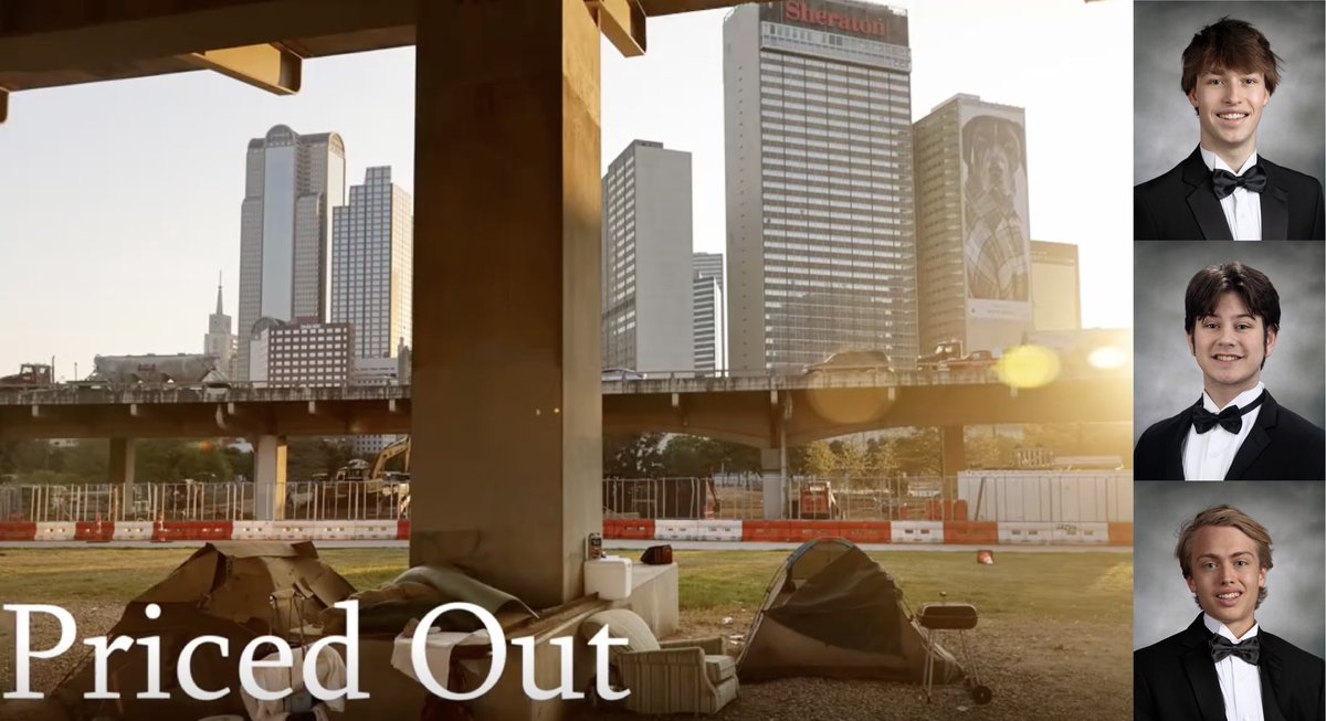 Jesuit seniors Michael Kovac, Kevin Martinez, and Carter Weiss earned honorable mention in C-SPAN's StudentCam Competition for their documentary "Priced Out."
Read the full press release and watch the video: jesuitdallas.org/post/~board/pr…