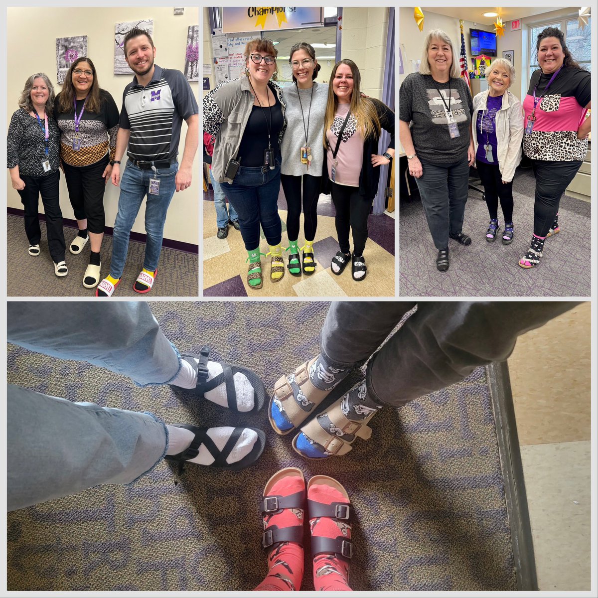 It was Undercover Spirit Week for staff at Wildwood. Our students had a fun time guessing what our theme was each day. Can you guess what our theme was this day ? 💜