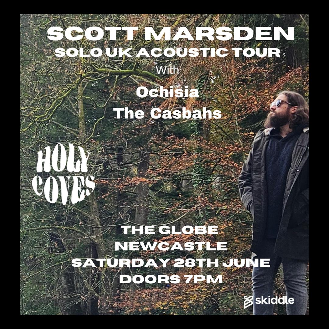 Holy Coves (@holycovesband) on Twitter photo ‼️🏴 NEWCASTLE 🏴 ‼️
Introducing the supports for <a href="/scottmusicdruid/">Scott Marsden</a>'s Solo Acoustic Show at <a href="/theglobene4/">The Globe, Newcastle</a> Newcastle Saturday 28th June 📅
Welcome OCHISIA & <a href="/TheCasbahs/">The Casbahs</a> to the line up!
Tickets on sale now from the link
👇
skiddle.com/whats-on/Newca… ‼️🏴 NEWCASTLE 🏴 ‼️
Introducing the supports for <a href="/scottmusicdruid/">Scott Marsden</a>'s Solo Acoustic Show at <a href="/theglobene4/">The Globe, Newcastle</a> Newcastle Saturday 28th June 📅
Welcome OCHISIA & <a href="/TheCasbahs/">The Casbahs</a> to the line up!
Tickets on sale now from the link
👇
skiddle.com/whats-on/Newca…