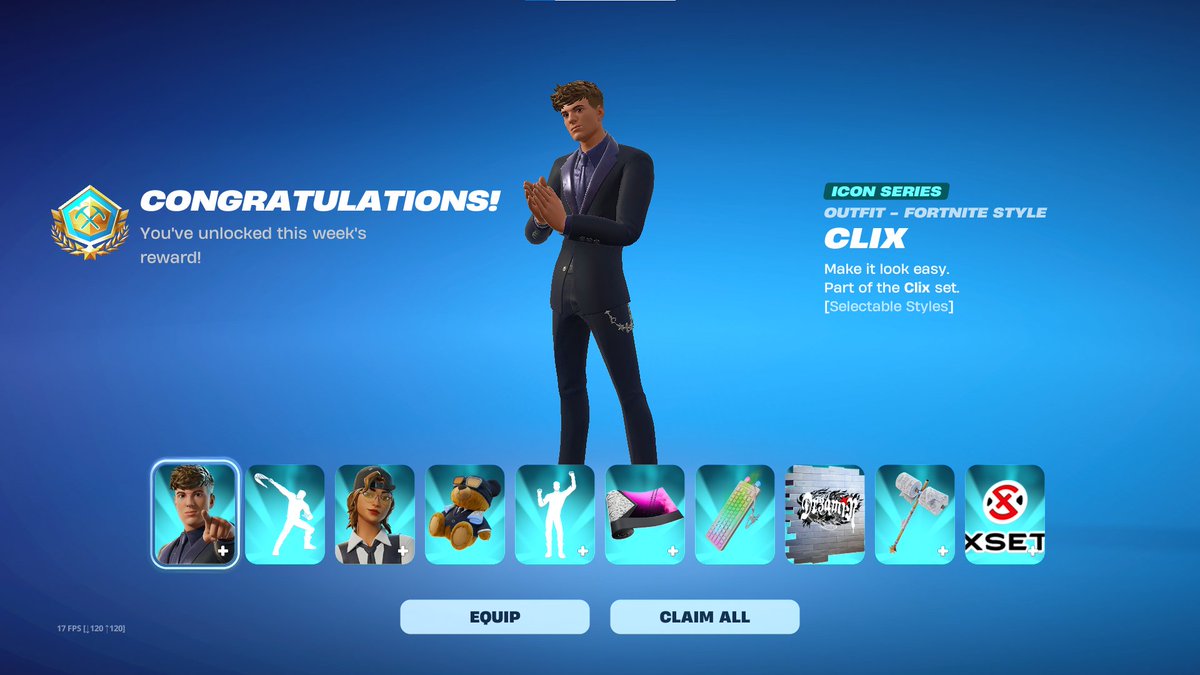 CLIX GAVE ME THE CODE FOR THE BUNDLE EARLY OMGGG THANK YOU SO MUCH <a href="/Clix/">Clix</a>