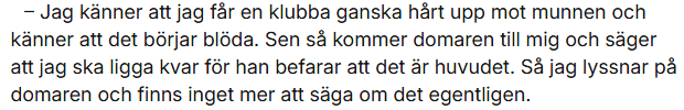 FagervallFilip's tweet photo. @domarfraga @robinlindgreen Varför ber domarna honom ligga kvar på isen? Domaren säger ju själv att de blåser av på grund av hög klubba på vit 25 (som linjedomaren ska ha sett). Ändå blir han efter avblåsning tillbedd att ligga kvar på grund av "huvudskada" https://t.co/cUEIFMjwH0